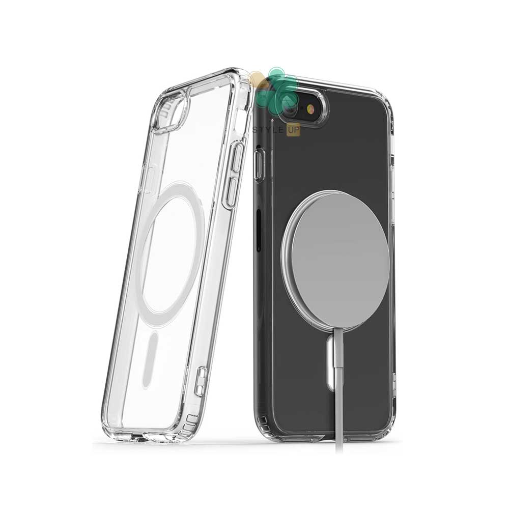 خرید قاب گوشی شفاف مگ سیف دار برای ایفون 8 با طراحی ظریف