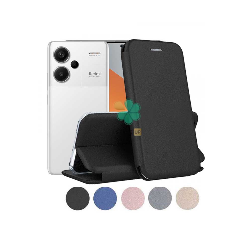 خرید کیف چرمی کلاسوری برای شیائومی Redmi Note 13 Pro Plus با رنگبندی متنوع و جذاب 