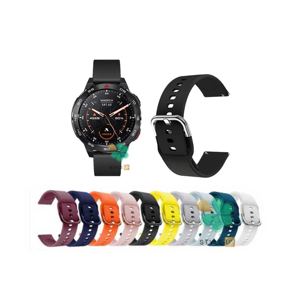 قیمت بند ساعت سیلیکونی نرم برای Mibro Watch GS Pro بادوام و مقاوم 