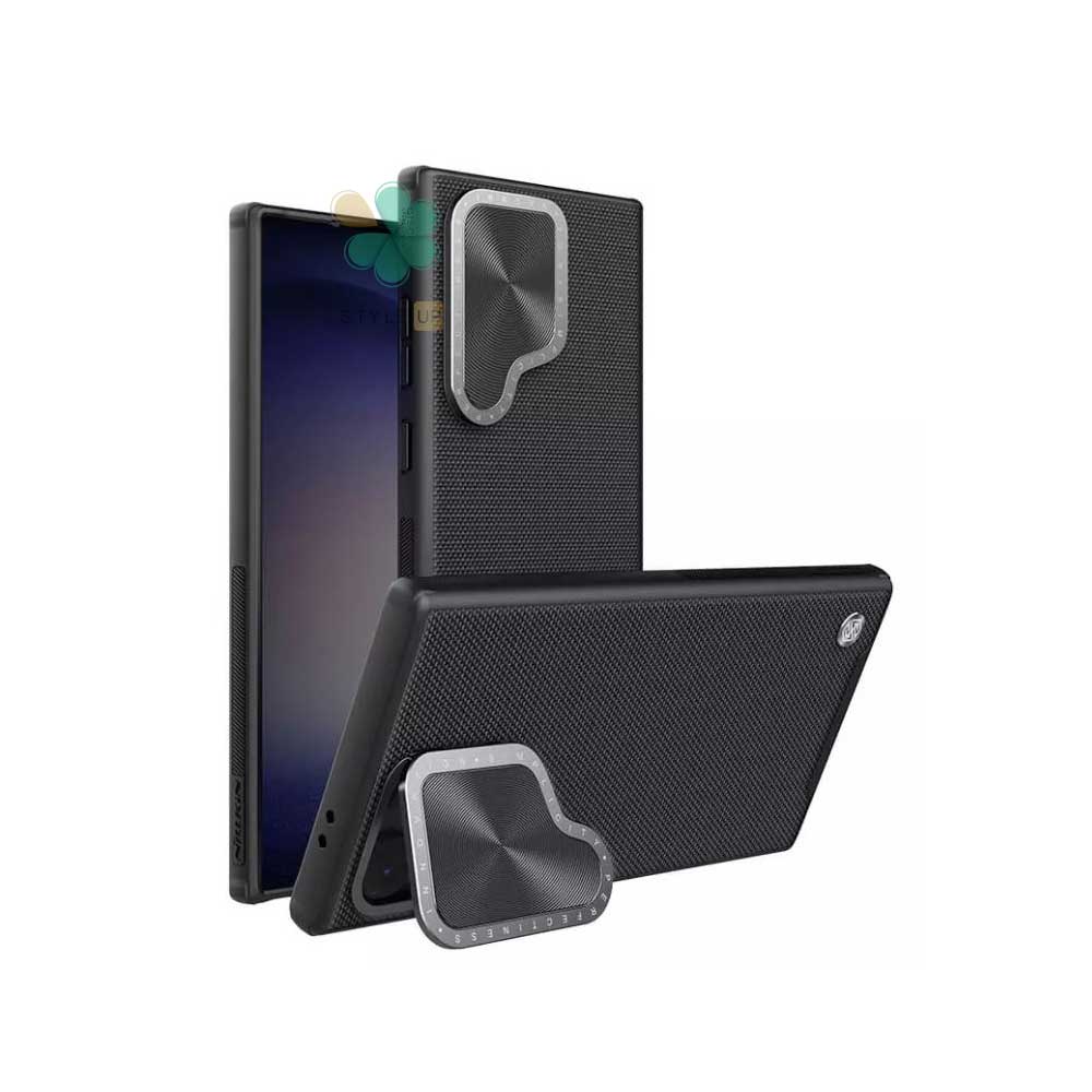 خرید گارد گوشی Textured Prop Magnetic نیلکین مناسب S24 Ultra با قابلیت استند