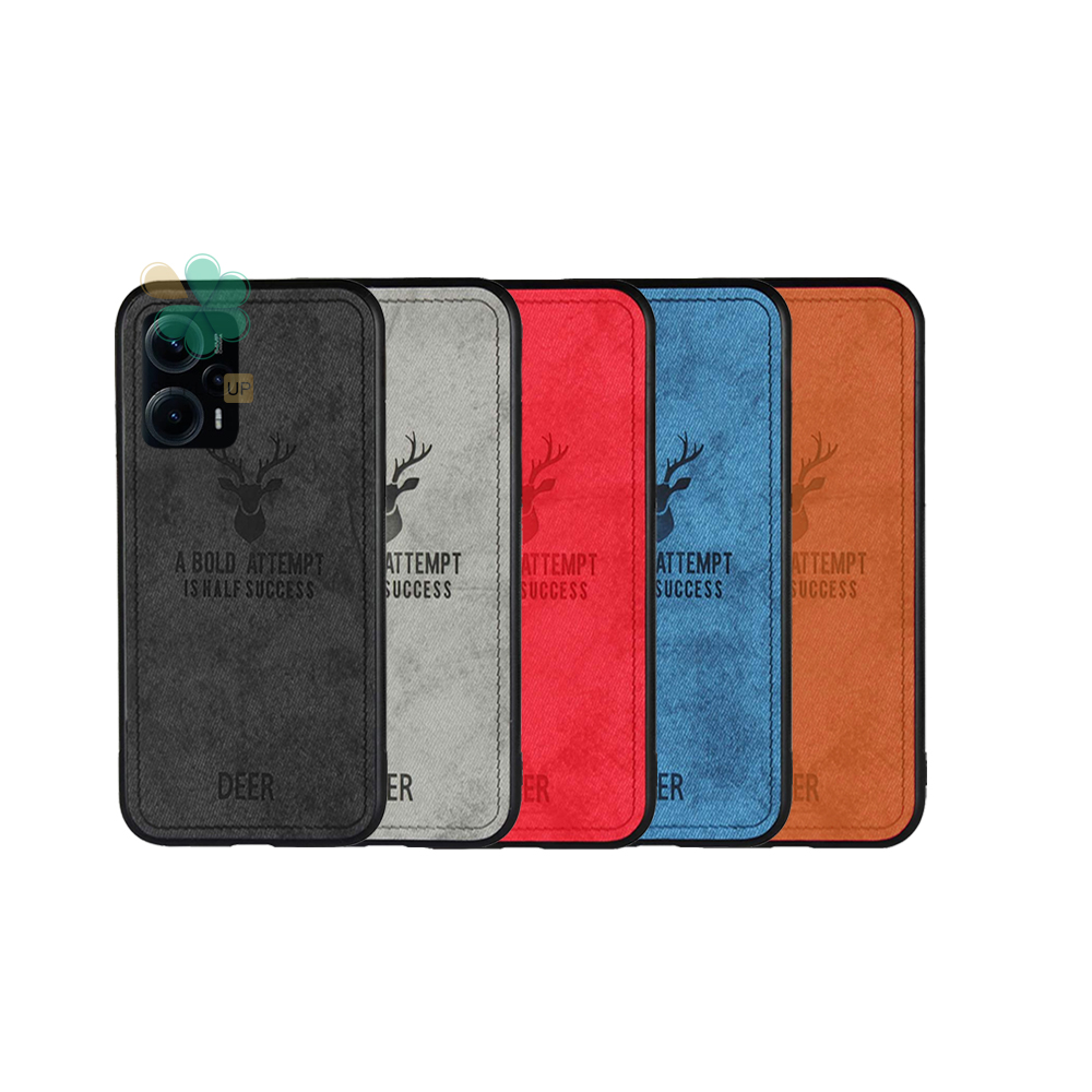 خرید کاور گوشی پارچه ای گوزن مناسب Xiaomi Poco F5 در انواع رنگبندی