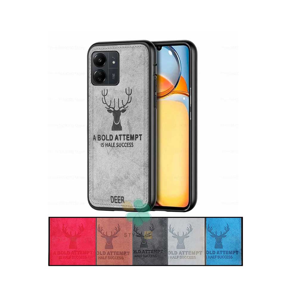 675082959-xiaomi-redmi-13c-deer-pattern-soft-case --1 (5) خرید کاور گوشی پارچه ای گوزن مناسب Xiaomi Redmi 13C در انواع رنگبندی