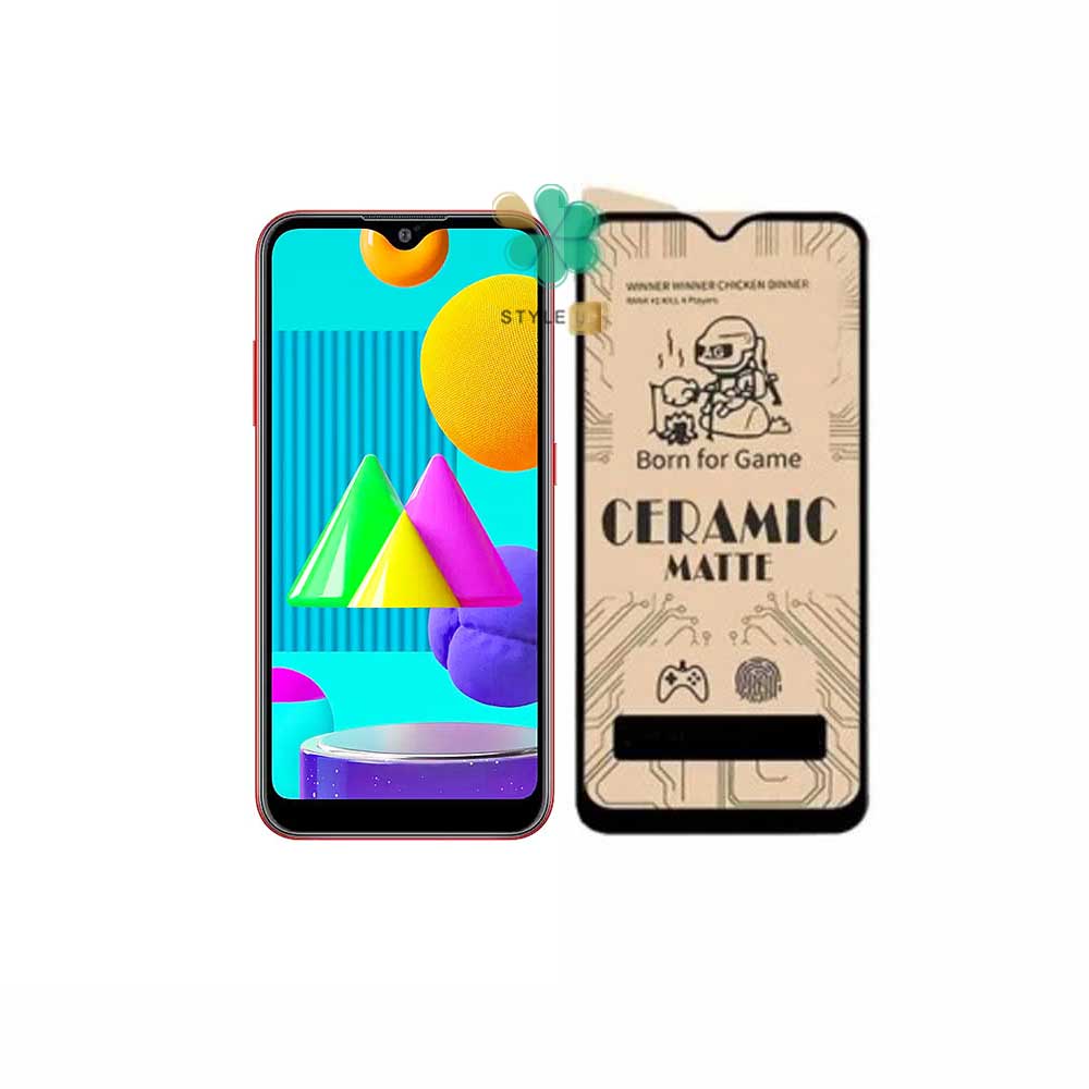 675101069matte-ceramic-film-9d-screen-protector-samsung-galaxy-m01-4jpg مشخصات و خرید گلس سرامیکی مات سازگار با گوشی سامسونگ M01 حفظ کیفیت تاچ