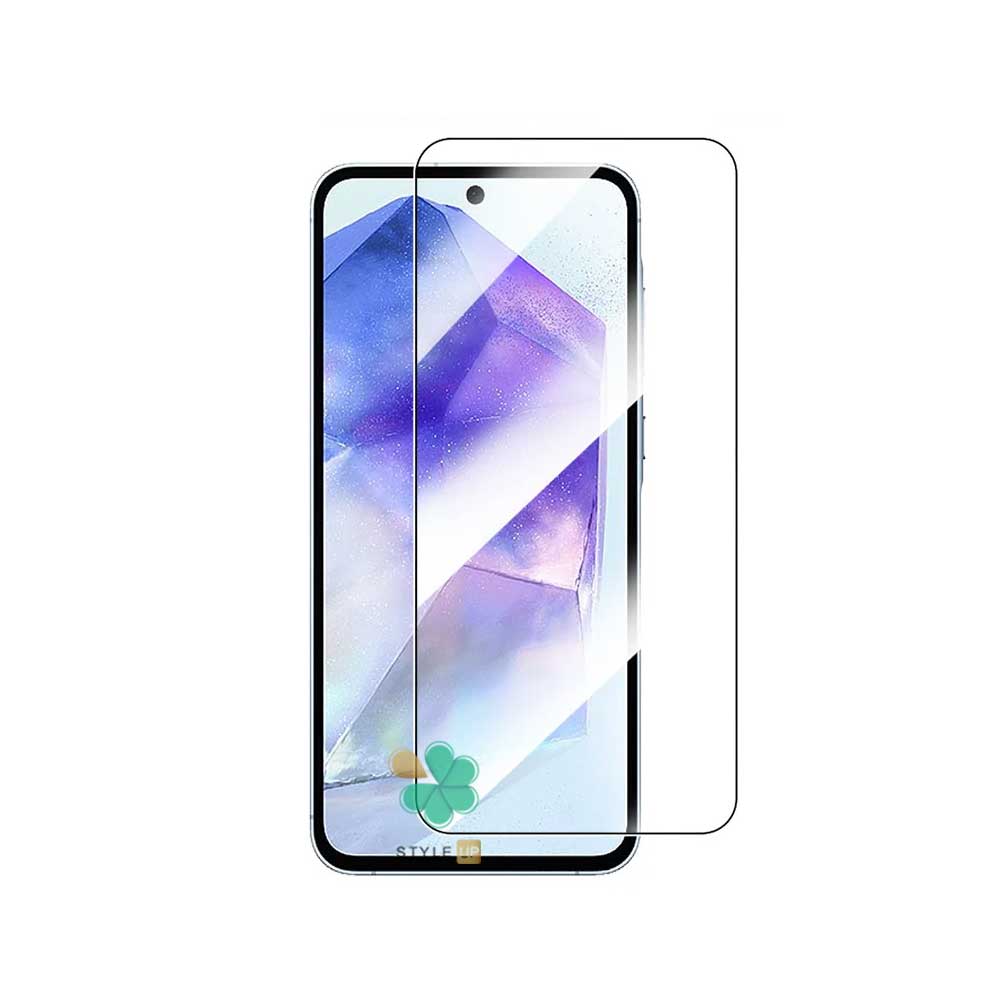 خرید گلس محافظ دور تراش بدون حاشیه میتوبل مخصوص Samsung A55 شفاف و بادوام