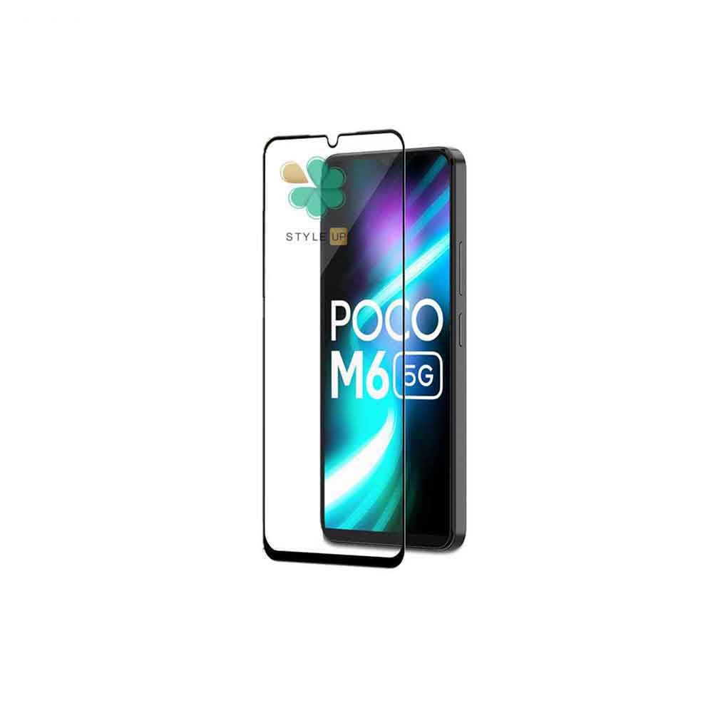 خرید گلس محافظ تمام صفحه برای Xiaomi Poco M6 5G - پوشش‌دهی کامل بدنه 