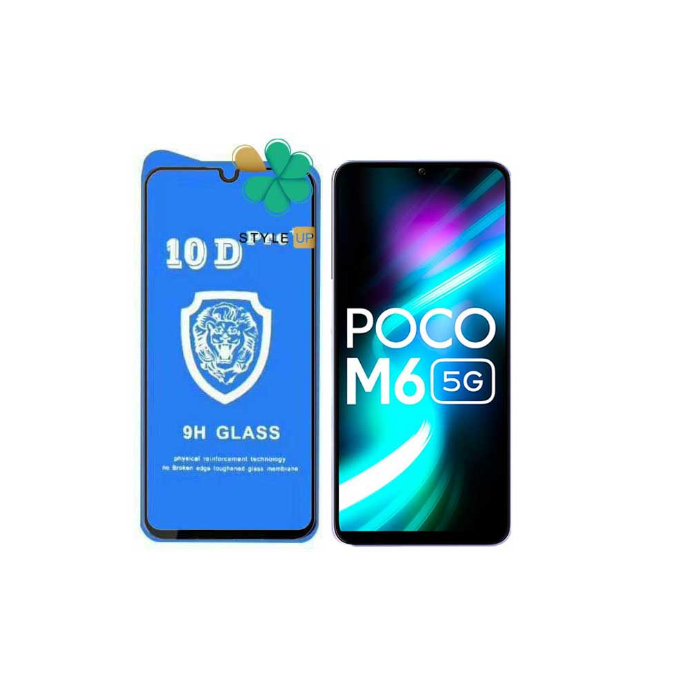 خرید و بررسی گلس فول 10D Pro ویژه Xiaomi Poco M6 5G - ضخامت مناسب و باکیفیت 
