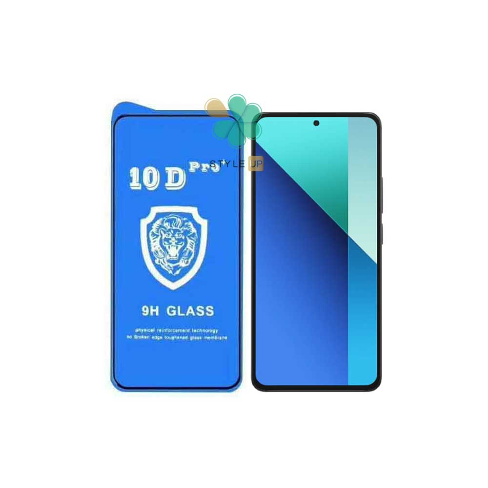 مشخصات و قیمت گلس گوشی تمام صفحه 10D Pro مناسب Redmi Note 13 4G - ضخامت کم